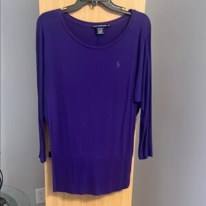 Ralph Lauren Sport purple long sleeve